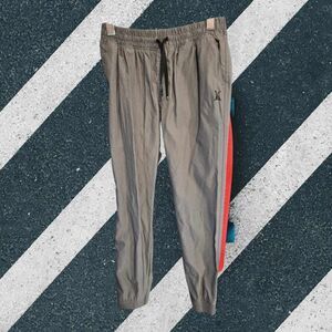 Hurley Boy's Woven Jogger Pants Cool Grey Size 7/8‎